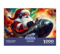 Fusée 1000 pièces Puzzles pour Adultes Space Universe Coloré, Défiant et Stimulant pour l'esprit Puzzles pour Adultes, Puzzle The Future - Jeu éducatif Défiant et Stimulant