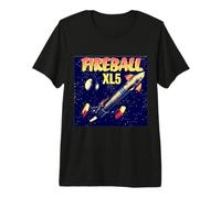 Fusée de Science-Fiction rétro Fireball XL5 T-Shirt Haut de Gamme