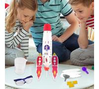 Fusée Enfant, Jeu Éducatif Fusée Spatiale, Jeu de Construction STEM et Kit Scientifique Interactif, Activités d'apprentissage pour et Développement des Compétences Motrices