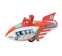 Fusée Jouet en étain à Entraînement par Inertie, Vaisseaux Spatiaux Jouets en étain pour Cadeaux, Accessoires de Photographie, Véhicules de Collection