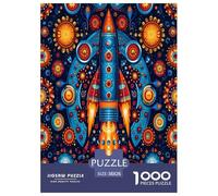 fusée Puzzle 1000 Pièces Educa Jouet en Bois Divertissement Créatif De l'art De La Décoration Jeu Éduchatif Challenge Toy Adultes & Enfants des 14 Ans 38x26cm/1000pcs