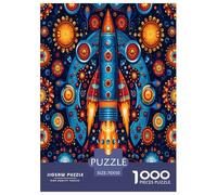 fusée Puzzle 1000 Pièces Educa Jouet en Bois Divertissement Créatif Décoration Intérieure Jeu Éduchatif Challenge Toy Adultes & Enfants des 14 Ans 70x50cm/1000pcs