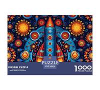 Fusée Puzzle 1000 Pièces Un Espace Puzzle Difficile Décoration Murale De La Maison en Carton 100% Recyclé pour Adultes Adolescents Et Enfants 38x26cm/1000pcs