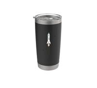Fusée Spatiale Illustration Cosmique Gobelet isotherme en acier inoxydable double paroi