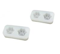 FUSHENGCHUANG Mini Moule en Silicone Creux en Forme de Fleur pour Remplissage de résine époxy 2pcs
