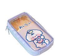 FUSHENGCHUANG Trousse Mignon - Jolie Trousse esthétique pour Filles, Grande capacité, Durable, Fournitures Scolaires pour Adolescentes, Peut contenir Plus de 60 stylos