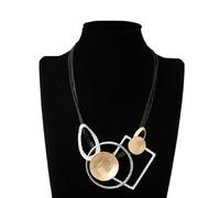 FUSHENGTER Collier Femmes Pendentif Collier Pull Personnalité Colliers Courts exagérés Populaires S1