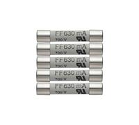 Testo Fusibles de rechange testo 0590 0007 pour multimètre 630 mA / 600 V – Lot de 5