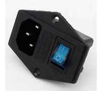 Fusible 10 A! Prise de courant avec interrupteur à bascule CA 3 bornes avec connecteur porte-fusible, 5 pièces(3)