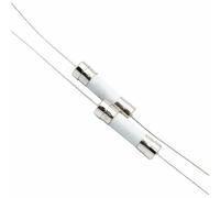 Fusible 10 pièces 5 * 20mm fusible en céramique Tube fusible avec une broche 5x20mm 250V 0.5A 1A 2A 3A 4A 5A 6A 7A 8A 10A 12A 15A 20A 25A 30A Câblage de protection (Color : 6.3a, Size : Slow break T)