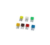 Fusible 10 pièces 5A 7.5A 10A 20A 25A 30A Micro 2 Fusible Longue Jambe 9mm x 15.5mm Mini M2 Long Pied Automobile Fusible Insert Câblage de protection (Color : 20a)