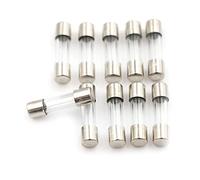 Fusible 10 pièces à fusion lente 1.6Amps Tube de verre fusible 5mm x 20mm 1.6A T1.6A 250V Câblage de protection