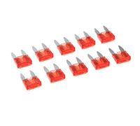 Fusible 10 pièces Mini fusible à lame 10A rouge for remplacement de camion de voiture automatique Câblage de protection