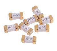 Fusible 10 pièces or pied 1808 125V SMD fusible à fusion rapide 0.5A 0.75A 1A 2A 3A 4A 5A 6.3A 8A 10A 0451 fusibles Ultra-rapides Câblage de protection (Size : 3A 1808)