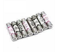 Fusible 100 pièces Fusibles BS1362 6 * 25 Remplissage Sable Riot En Céramique 6x25mm 1A 2A 3A 5A 10A 13A 15A 20A 240V(3 Years)