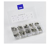 Fusible 100pcs Set 5x20mm Flink Glass Tube Fusible Suit Combin Sorts Kits, Fast Slap Glass Fusibles 0.2 A 0.5 A 1A 2A 3A 5A 8A 10A 15A 20A Câblage de protection