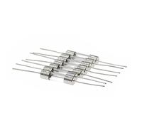 Fusible 10PCS 5 * 20mm Axial Verre Fusible Coup Rapide 250V avec Fil de Plomb 5 * 20 F 0.5A/1A/2A/3A/3.15A/4A/5A/6.3A/8A/10A/12A/15A Le Fusible Tube Câblage de protection (Size : 10pcs F6.3A)
