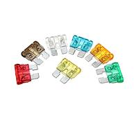 Fusible 120/60 pièces assortiment de Mini fusibles à lame Kit fusible de camion de voiture en alliage de Zinc 5A 7.5A 10A 15A 20A 25A 30A for fusible de camion de voiture Câblage de protection (Color
