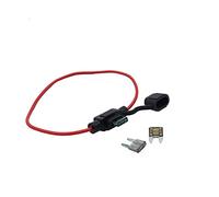 Fusible 12V Voiture Étanche Porte-Fusible Socket TAP Adaptateur Micro/Mini/Standard ATM APM avec 10A Lame Auto Moto(5A And Fuse Holder)