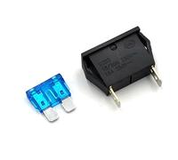 Fusible 2 pièces/5 pièces 15/30A 250v 16A KCD3 2pin support de fusible automobile moyen carte à souder siège d'assurance(1pcs)
