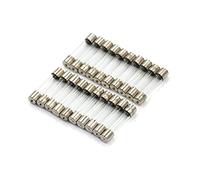 Fusible 20 pièces 5 * 20mm 6 * 30mm fusible Kits assortis bricolage Tube de verre à soufflage rapide fusibles en verre à soufflage rapide 5A 10A 15A Câblage de protection (Color : 10a 20pcs)