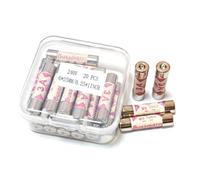 Fusible 3A240V, BS1362, fusible en céramique, fusible britannique BS1362, 6 x 25 mm, 0,6 x 2,5 cm, fusibles à cartouche à tube en céramique, (3 A)