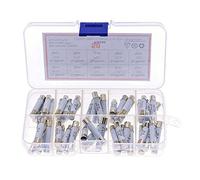 Fusible 50 pièces/boîte 6mm x 30mm 250V Flink Kit d'assortiment de fusibles en céramique 0.5 A 1A 2A 3A 5A 10A 15A 20A 25A 30A Câblage de protection
