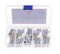 Fusible 50 pièces/boîte 6mm x 30mm 250V Kit d'assortiment de fusibles en céramique à soufflage rapide 0.5A 1A 2A 3A 5A 10A 15A 20A 25A 30A Câblage de protection