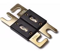 Fusible 5pcs plaqué or 150 Amp 150A Car Audio ANL Fusible Nouveau Câblage de protection