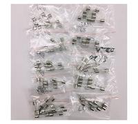 Fusible 60 PCS/LOT 12 types de Kit de fusibles en verre rapide dans l'emballage 5x20mm 0.2A 0.3A 0.5A 1A 2A 3A 5A 6A 8A 10A 15A 20A paquet de Tube d'assurance Câblage de protection