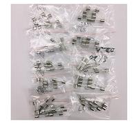 Fusible 60 pièces/LOT 12 Types kit de fusibles en verre rapide dans l'emballage 5x2 0mm 0.2 A 0.3 A 0.5 A 1A 2A 3A 5A 6A 8A 10A 15A 20A paquet de tuyaux d'assurance Câblage de protection