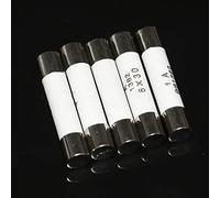 Fusible 75 pièces fusible en céramique 6 * 30mm 0.5A 1A 2A 3A 4A 5A 6A 8A 10A 13A 15A 16A 20A 25A 30A Kit d'assortiment de fusibles 6x30mm fusibles de tube d'assurance Câblage de protection