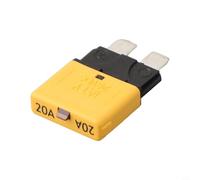 Fusible à lame de disjoncteur 12 V 24 V 5-30 A à réinitialisation automatique ou manuelle avec lame standard ATC pour automobile (20 A)