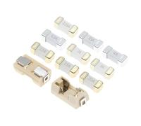 Fusible à puce 1808 2410 à action très rapide 100 mA 315 mA 500 mA 1 A 2 A 3 A 4 A 5 A 6,3 A 8 A 10 A 12 A 15 A 20 A 0451 SMD 2410 en céramique(1808 Socket,10PCS)
