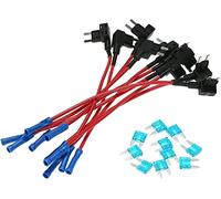 Fusible add-a-circuit 10pcs 12V ROBINET Adaptateur Mini Blade Fuse Porte-Fuse ATM APM Assurance-circuit