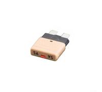 Fusible automatique pour atc 5-30 A 12 V 24 V - Étanche - Réinitialisable - Contact en cuivre - Pour sae J553 - Porte-fusible marine - Pour camping-car - 30 A max 28 V CC (5 A)