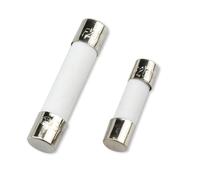 Fusible céramique à cartouche, Lot de 10 fusibles en verre à fusion rapide, tubes 5 x 20 mm et 6 30, 250 V, 0,1 A A(15a,5x20mm)
