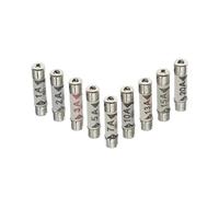 Fusible céramique à fusion rapide, Lot de 10 fusibles BS1362 for prise secteur, 3A, 5A, 10A, 13A, 15A, tube céramique 6X25, fusible à cartouche for domestique (2A)(20A)
