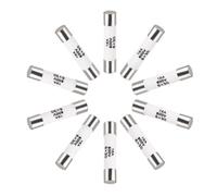Fusible Céramique SOURCING MAP 10Pcs 16A 500V 6x30mm Cartouche Coup Rapide Rechange pour Amplificateur Lampe économie énergie