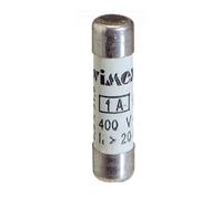Fusible cylindrique 10,3 x 38 10 x 38 mm, 500 V 0,5 A 500 mA, usage industriel et civil CF, intervention retardée, en céramique, stéatite, utilisation gG, puissance interruption (lk) 120KA