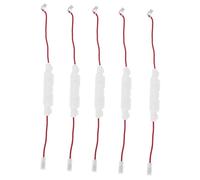 Fusible de Réparation pour Four à Micro-ondes 5kv 0.85a, Lot de 5 | Alliage D’aluminium et Abs, Verre et Cuivre, Blanc, Installation Facile, Fiabilité Stable