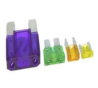 Fusible de voiture à insertion 1A 2A 3A 5A 7.5A 10A 15A 20A 25A 30A 35A 40A, broches en ZINC de taille moyenne et grande, 10 pièces/lot(100A,Big 5Pcs)