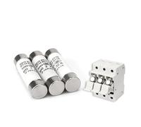 Fusible en céramique à soufflage rapide 10x38mm, 5/10 pièces, 500V 1A 2A 3A 4A 5A 6A 8A 10A 16A 20A 25A 32A RO15 RT19 RT14 RT18(6 Years)