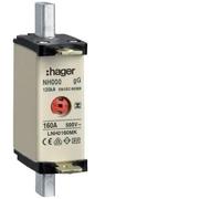 Fusible Hager Lnh0160Mk Nh00 Gg 500V 160A Avec Poignée Isolée