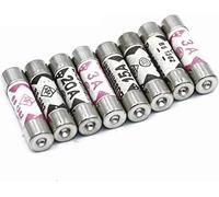 Fusible industriel, 10PCS Fusibles BS1362 6 * 25 Remplissage sable Riot Fusible en céramique 6x25mm 1A 2A 3A 5A 10A 13A 15A 20A 240V (Température : 2A) (Taille : 2A) (Size : 3A)