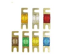 Fusible Plaqué Or Fusibles De Voiture Mini Voiture Stéréo Audio AFS Fusible 20A 30A 40A 50A 60A 70A 80A 100A 125A 150A 32V Fusible Auto Fusible Chaud Câblage de protection (Color : 150a, Size : One