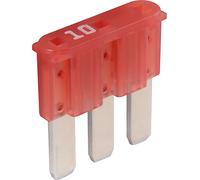 Fusible plat "Micro3" HERTH+BUSS 10 A (rouge)