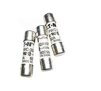 Fusible rapide en céramique 10 x 38 mm, 600 V CA, lot de 10 pièces: FWC-10A10F, FWC-6A10F, FWC-8A10F, FWC-12A10F, FWC-16A10F, FWC-20A10F, FWC-25A10F, FWC-32A10F(FWC-12A10F 12A)