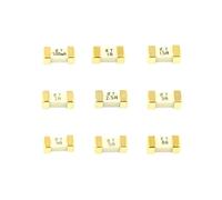 Fusible temporisé 1808, boîtier CMS 452, 125 V/72 V, intensité 0,5 A, 500 mA, 1 A, 1,5 A, 2 A, 2,5 A, 3 A, 4 A, 5 A, 8 A, montage en surface, avec porte-fusible temporisé (lot de 10).(5A)