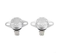 Fusible Thermostat pour séchoir pour samsung 2pcs Haute Température | Acier inoxydable, compatible pour samsung, surchauffe, remplacement direct, lot de 2 pièces